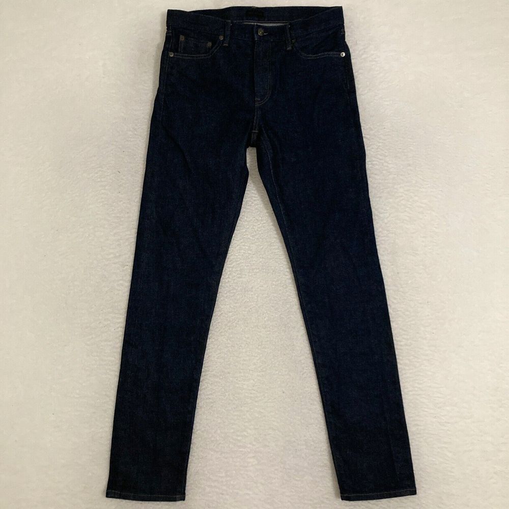 Uniqlo Japanese Slim Straight Kaihara Selvedge Jeans Mens 32x34 (Fits 32x33)